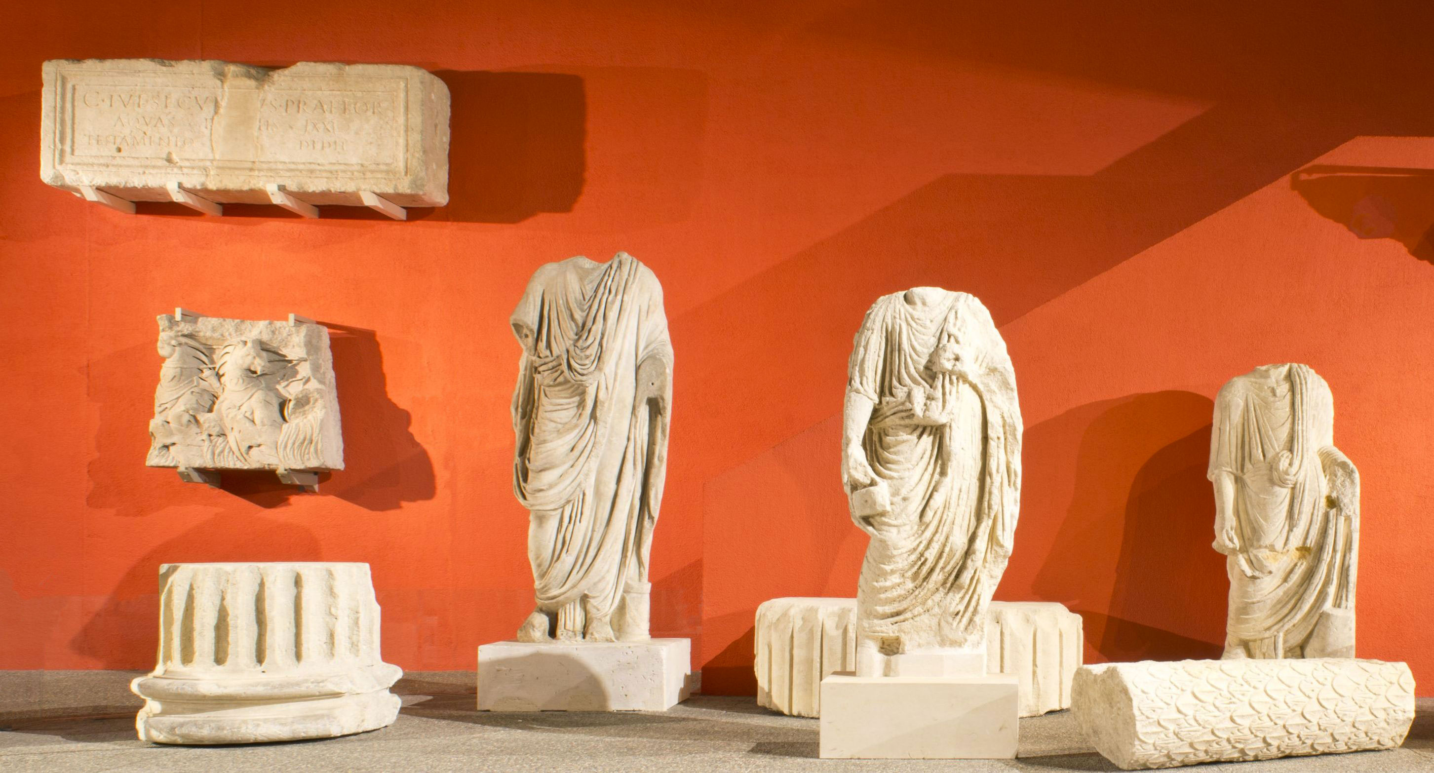 vue des salles antiques