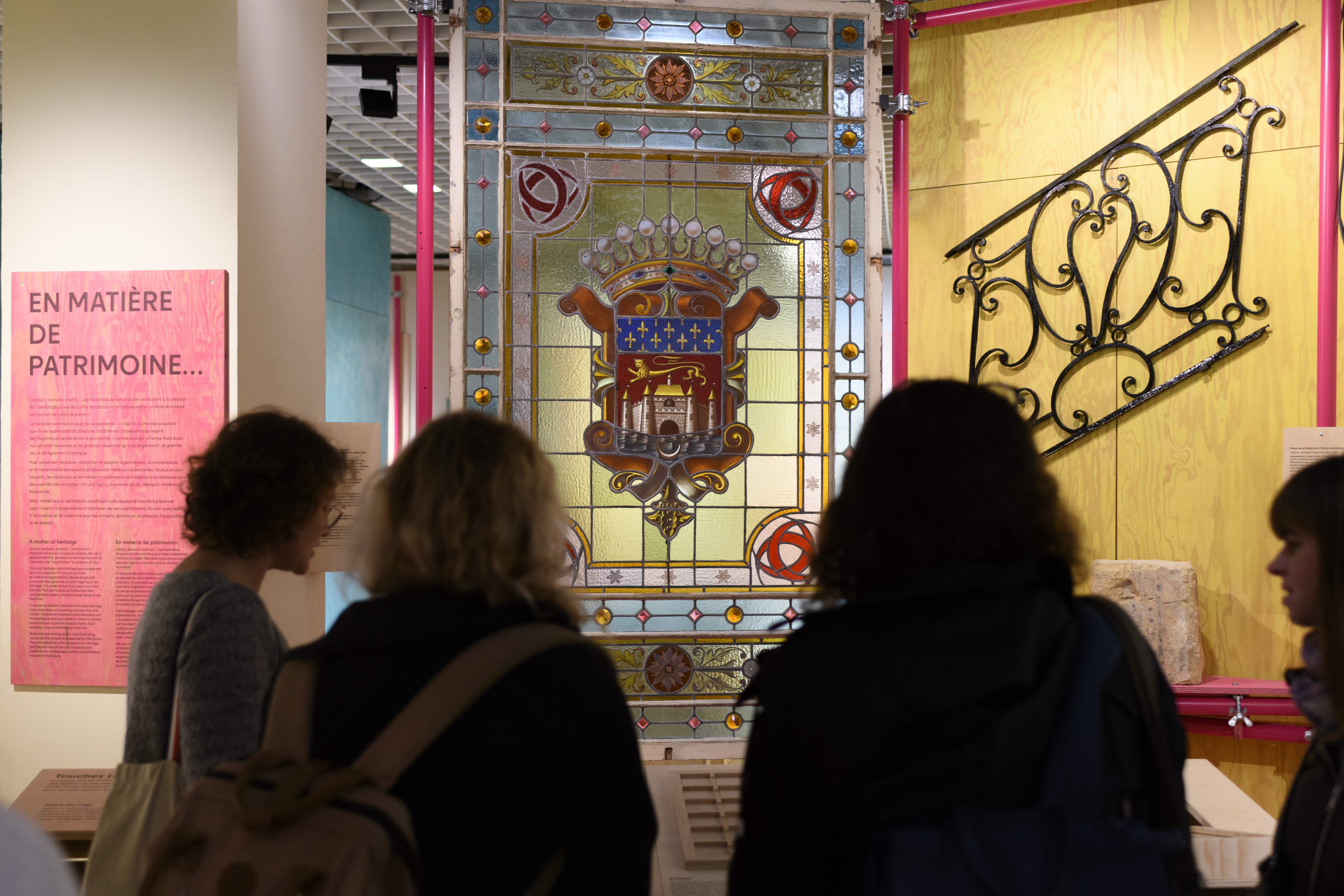 Vue de l'exposition Bordeaux Patrimoine mondial