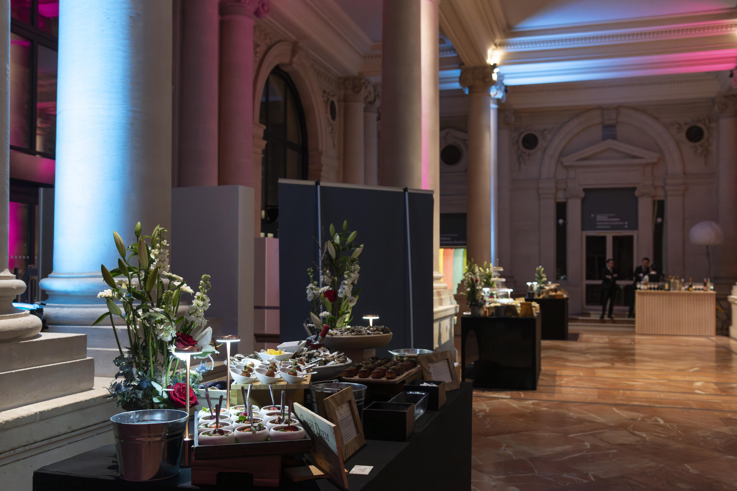 Hall en configuration cocktail