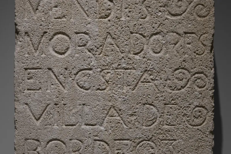 Pierre tombale juive Franca Mendes © Lysiane Gauthier - mairie de Bordeaux