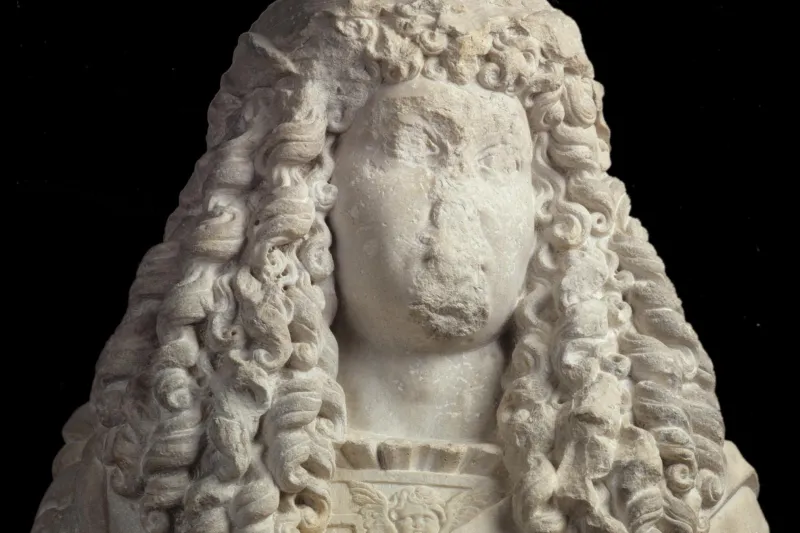 Buste de Louis XIV, ancien château Trompette, musée d'Aquitaine, Bordeaux. Numéro inventaire : 12 209 © Bernard Fontanel - mairie de Bordeaux