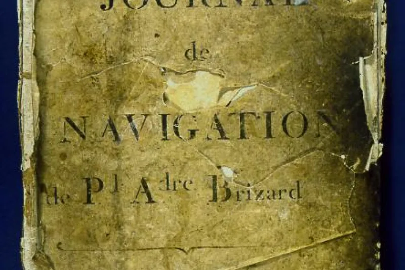 Journal de bord du navire « Le Patriote », Paul Alexandre Brizard, 1789-1791. Dépôt de la Société Archéologique de Bordeaux. © Lysiane Gauthier - mairie de Bordeaux