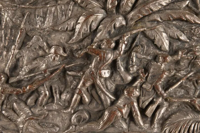 Boucle de ceinturon, anonyme, 19e siècle, laiton fondu. Don des Amis du musée d’Aquitaine N° inventaire : 2025.5.1 © Lysiane Gauthier - mairie de Bordeaux