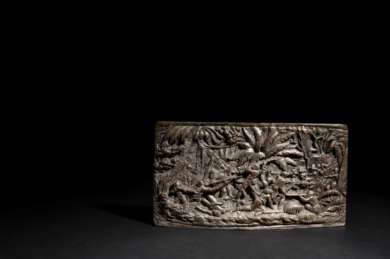 Boucle de ceinturon, anonyme, 19e siècle, laiton fondu. Don des Amis du musée d’Aquitaine N° inventaire : 2025.5.1 © Lysiane Gauthier - mairie de Bordeaux