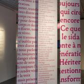 Exposition Concerné.es, archives du sida et regards étudiants par l'Ebabx. © mairie de Bordeaux