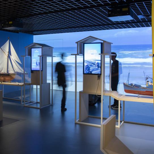 Cette image présente les espaces d'exposition 20e - 21e siècle