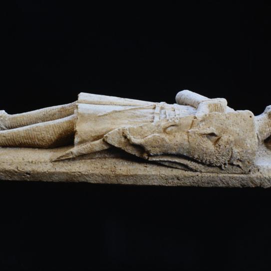 Le gisant du chevalier au lion couronné