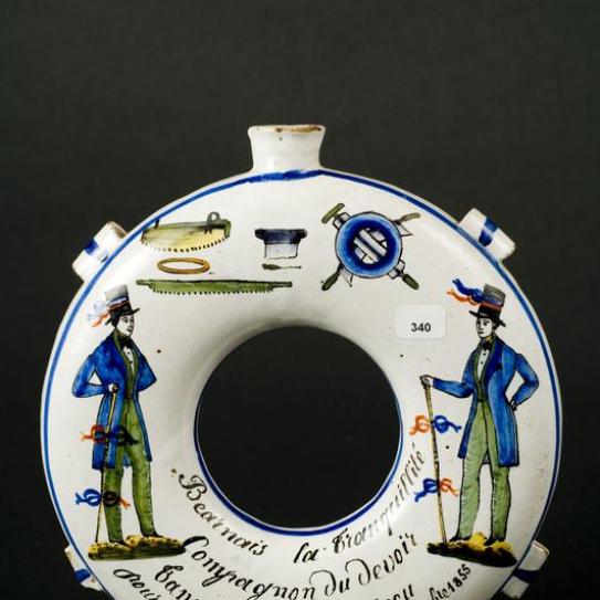 gourde en faience