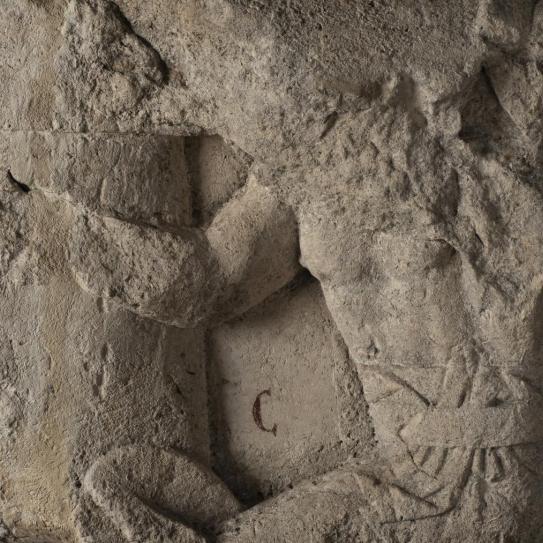 Détail de la sculpture