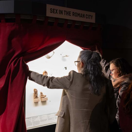 Vue de la vitrine erotica