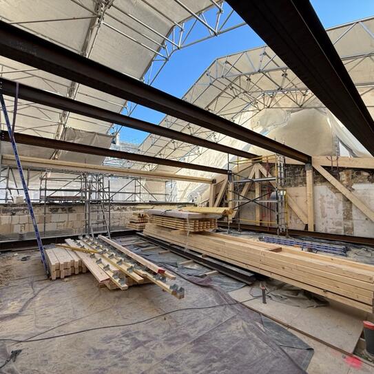 Chantier de surélévation de l'hôtel Normandie