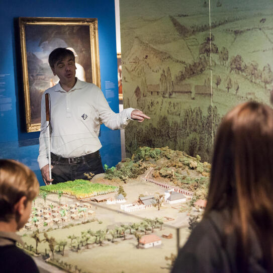 Vue de la maquette de la plantation