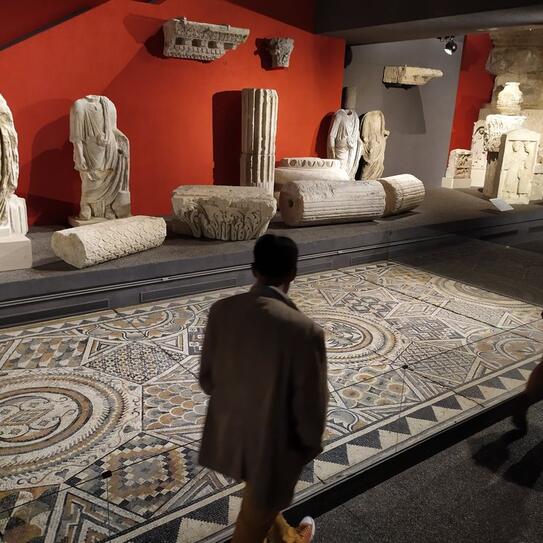 Vues des salles antiques