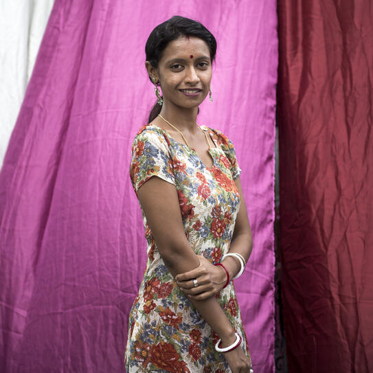 Portrait de Shefali, 2016 © Christophe Goussard 