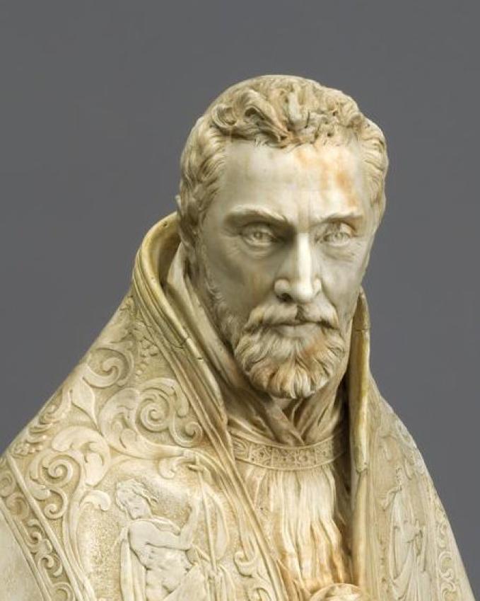 Vue du buste du cardinal de Sourdis