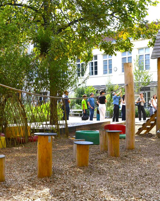 Photo d'une cour d'école à bordeaux