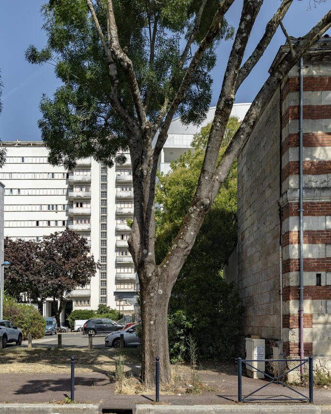 Vue du quartier de la Bastide et de Benauge