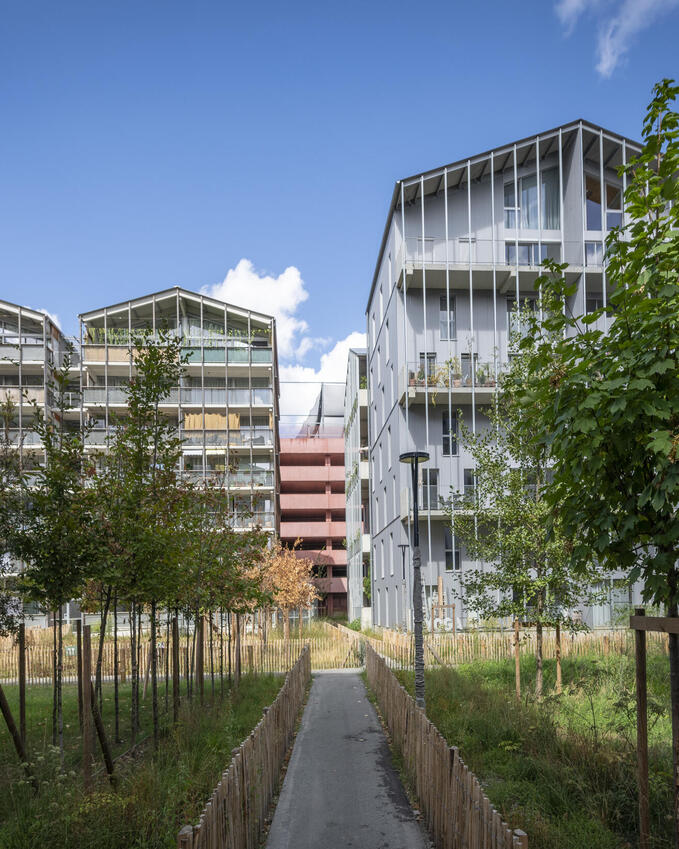 Vue du quartier de Brazza 