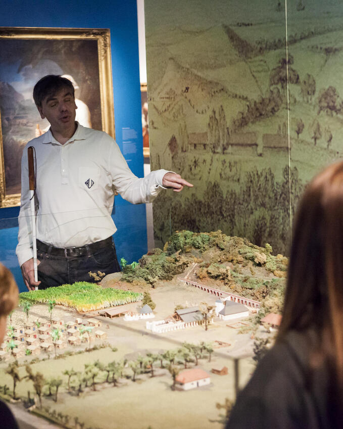 Vue de la maquette de la plantation