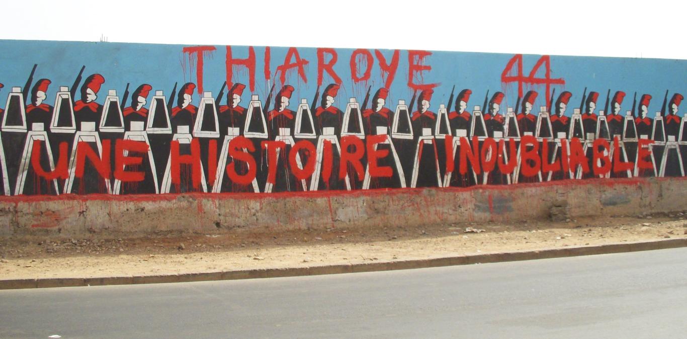 Fresque au Sénégal sur Thiaroye