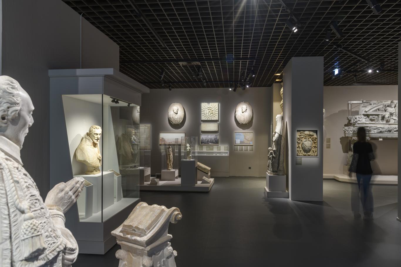 Vue des salles d'exposition