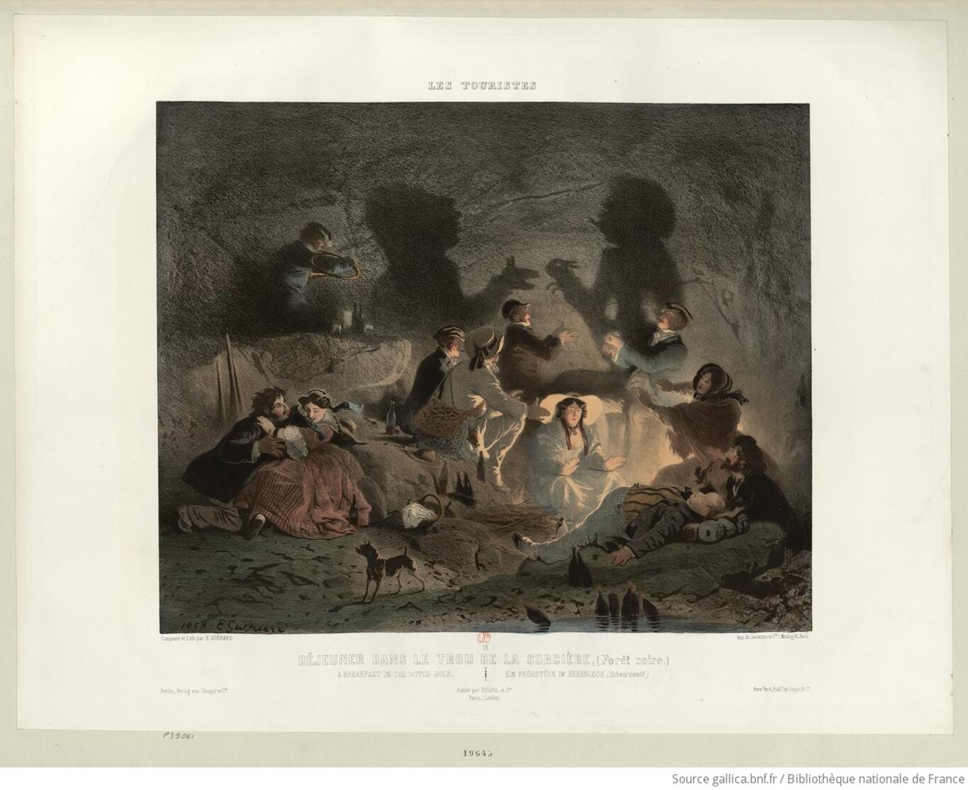 Guérard Eugène Charles François_Déjeuner dans le trou de la sorcière