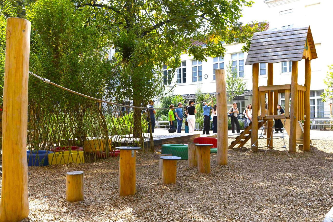 Photo d'une cour d'école à bordeaux