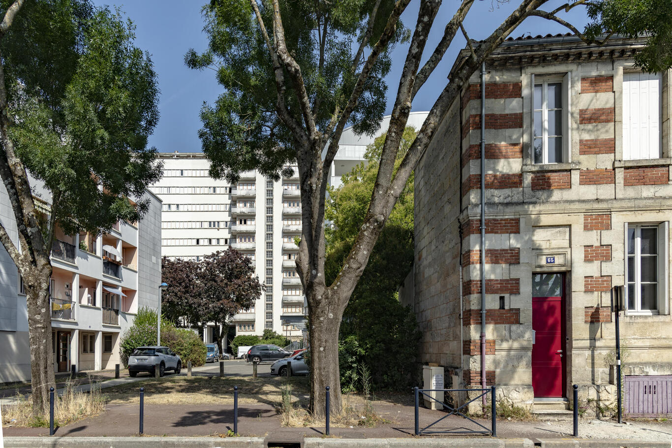 Vue du quartier de la Bastide et de Benauge