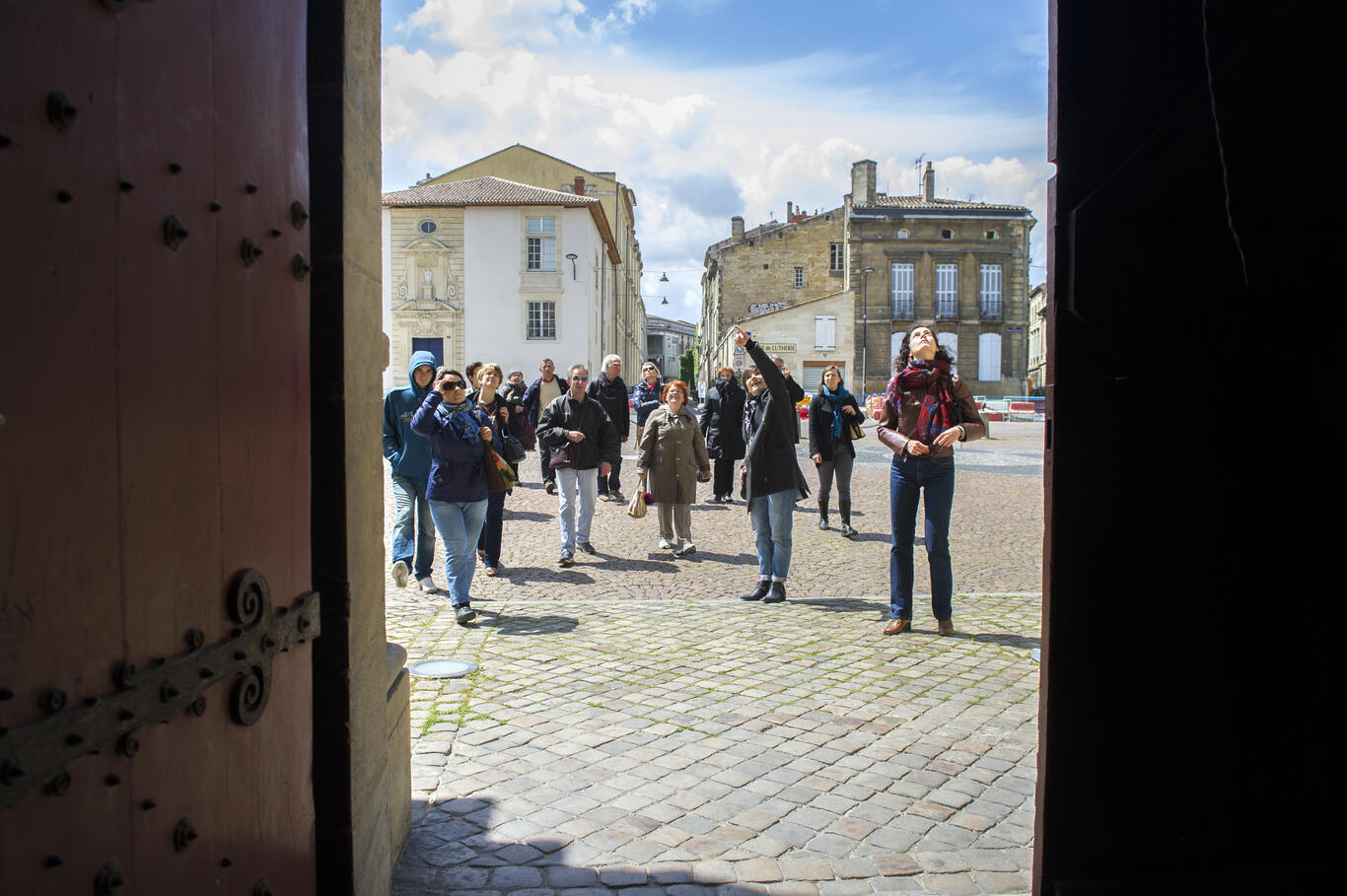 Vue d'une balade urbaine à la gare
