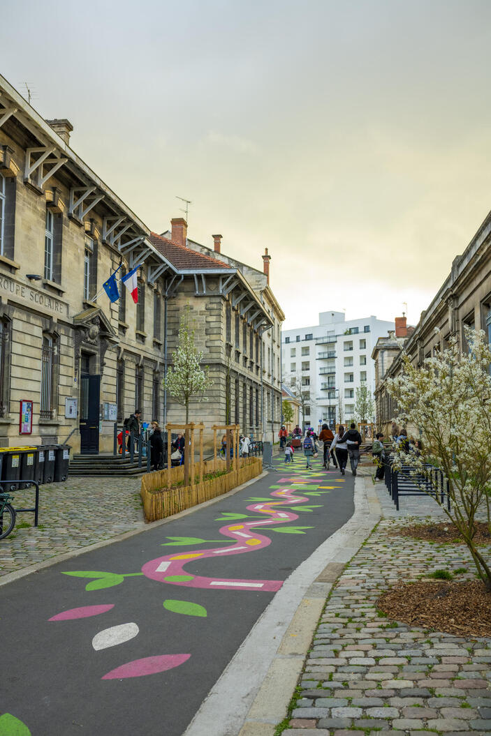Image d'une rue du quartier Nansouty