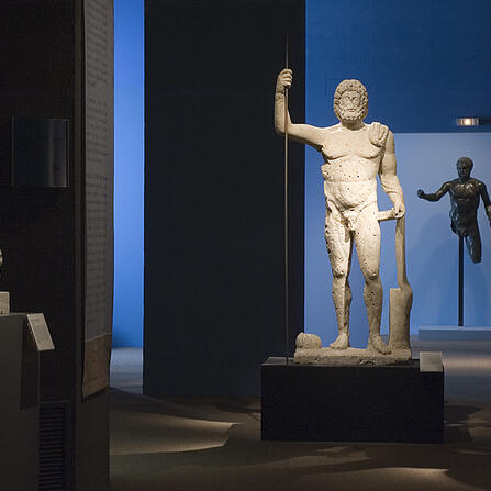 Vue des espaces antiques