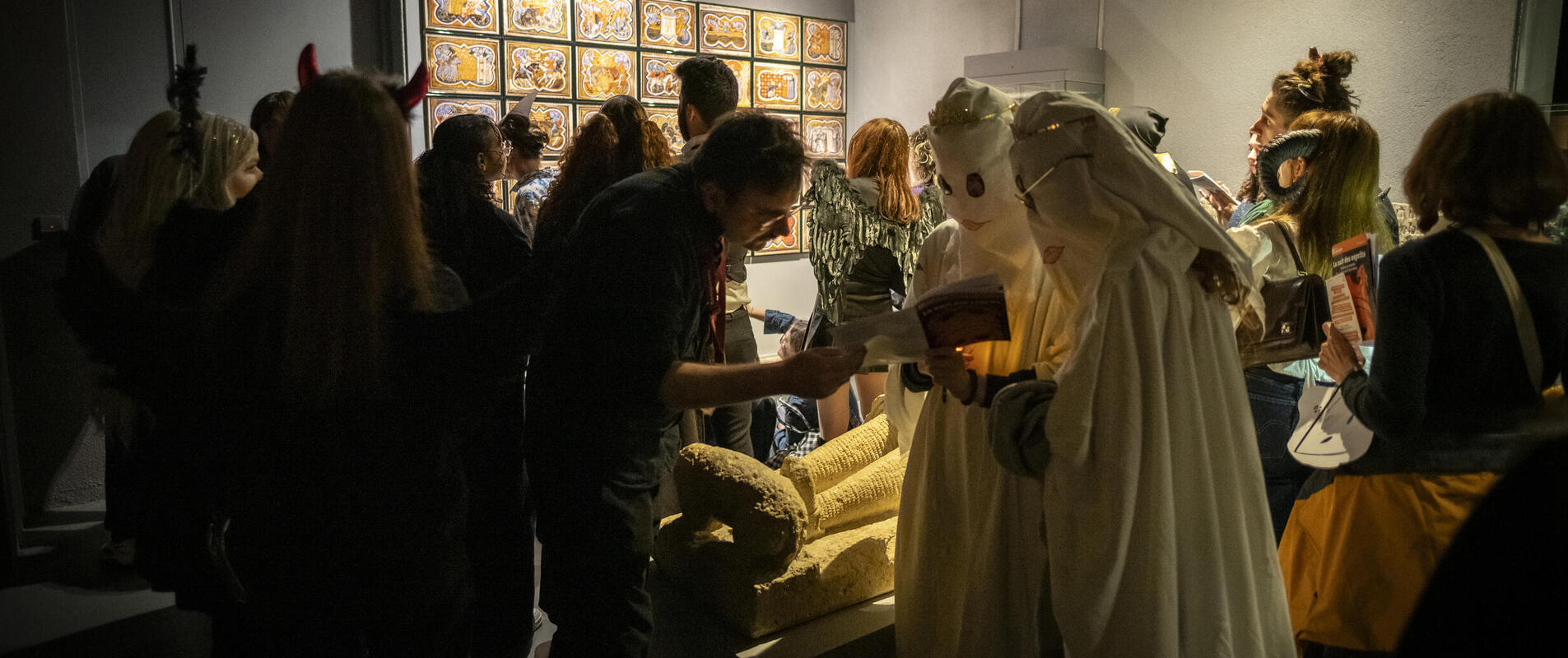 Photo du public en salle pour Halloween 