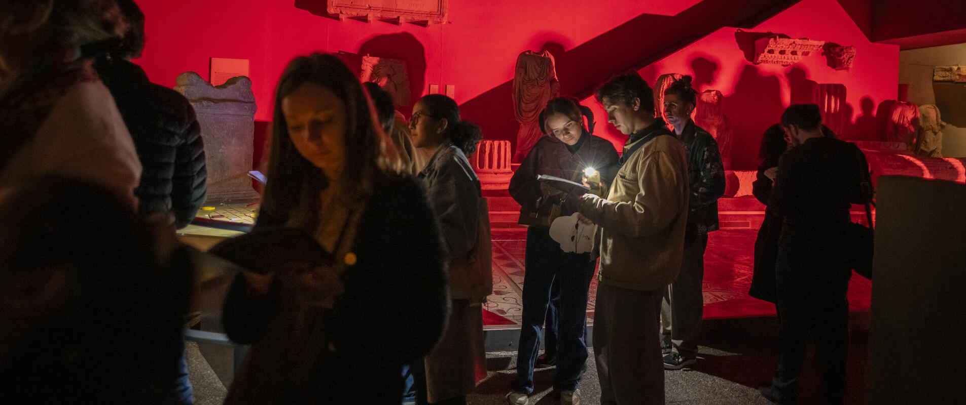 Photo du public en salle pour Halloween 