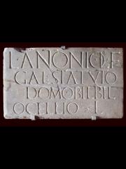 Epitaphe de L. Antonius Statutus (51-100 p.C.)