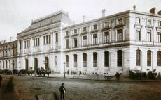 Faculté des sciences et des lettres de Bordeaux, vers 1886. Détail. Photo graphie de Jules-Alphonse Terpereau © Université Bordeaux Montaigne